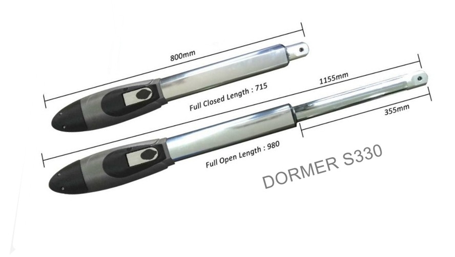 DORMER S330 Sistem Pintu Pagar Automatik DORMER Pagar Automatik Arm Carta Pilihan Warna Corak