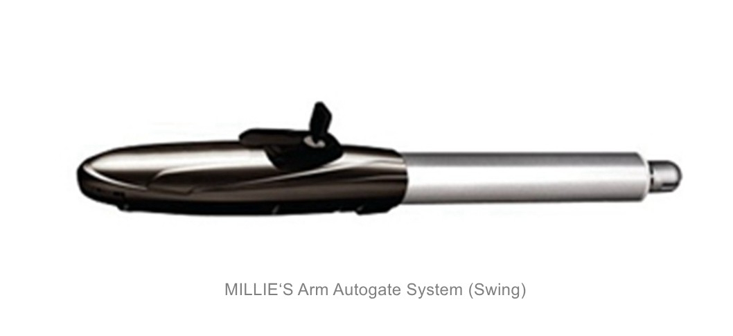 MILLIES Sistem Pintu Automatik Arm  (Swing) Sistem Pintu Pagar Automatik MILLIES Pagar Automatik Arm Carta Pilihan Warna Corak