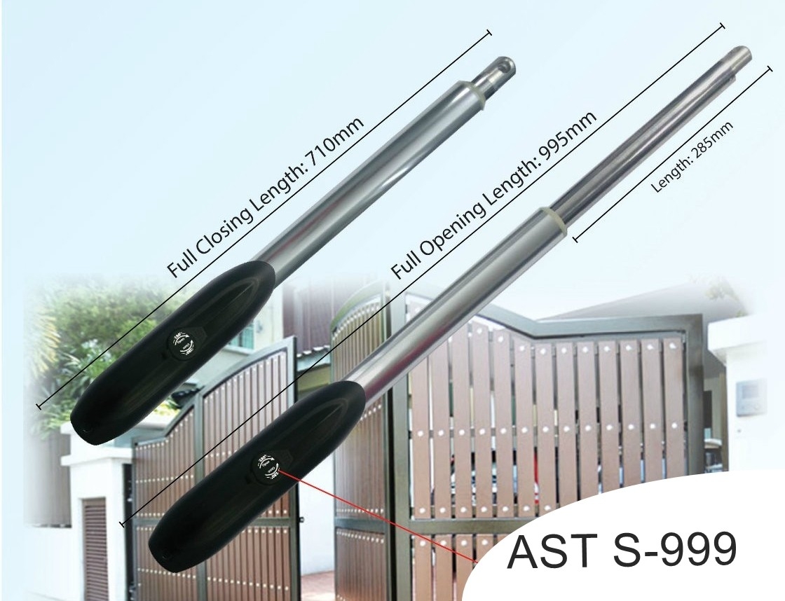 AST S-999 Sistem Pintu Pagar Automatik AST Pagar Automatik Arm Carta Pilihan Warna Corak