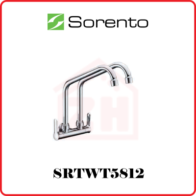 SORENTO Wall Mounted (Double) Kitchen Tap SRTWT5812