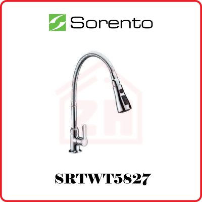 SORENTO Pillar Mounted Flexible Kitchen Tap SRTWT5827