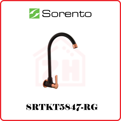 SORENTO Wall Mounted Kitchen Tap SRTWT5847-RG