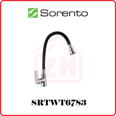 SORENTO Pillar Mounted Silicone Flexible Kitchen Tap SRTWT6783