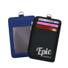 PU ID Card Holder with Wallet - ID 125 Lanyard & ID Card Holder Office & Stationery  Corporate Gift