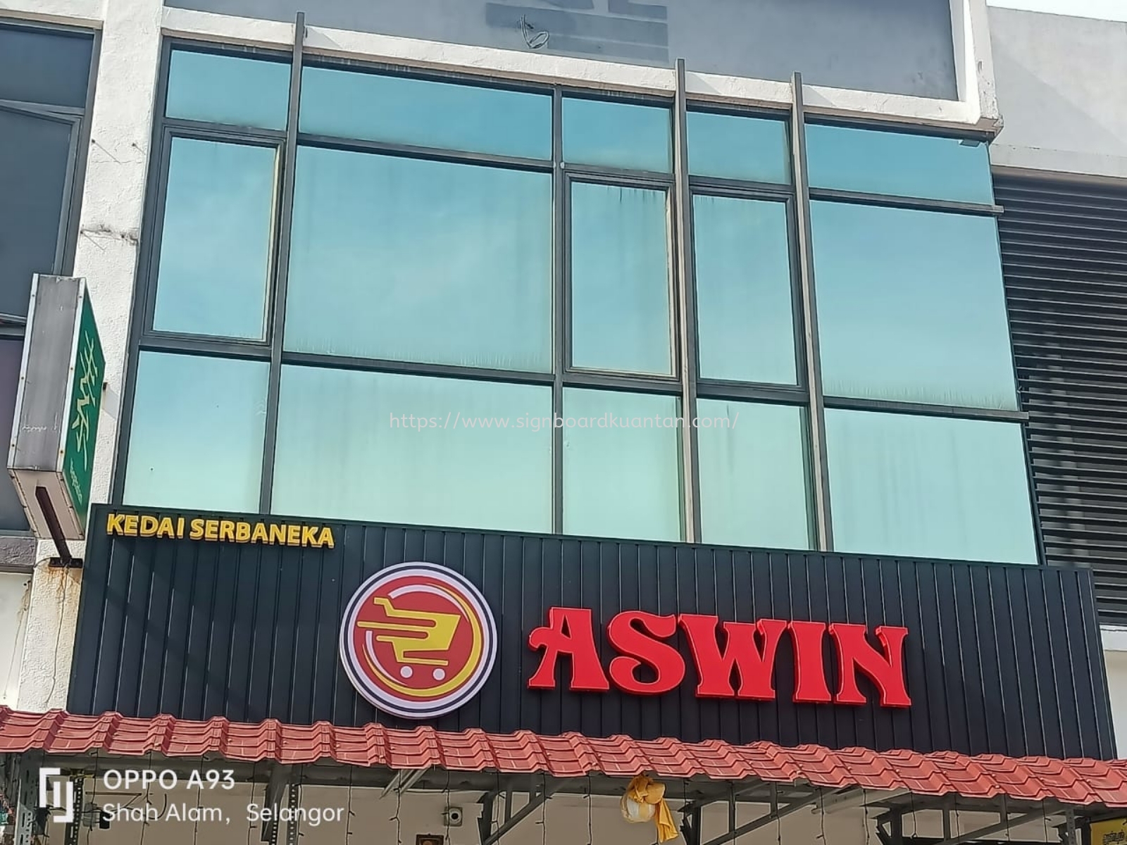 ASWIN 3D LED ALUMINUM PANEL SIGNAGE SIGNBOARD AT KUANTAN 