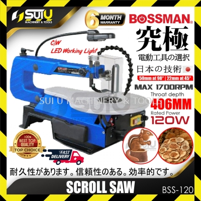 BOSSMAN BSS-120 / BSS120 Scroll Saw 120W 1700RPM