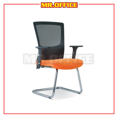 MR OFFICE : E-2683S VICTORY 2 VISITOR MESH CHAIR (CHROME BASE)