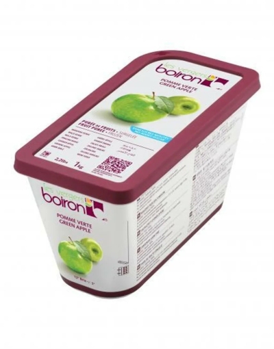 BOIRON, Frozen Fruit Puree - Green Apple, 14% Invert Sugar , 1kg