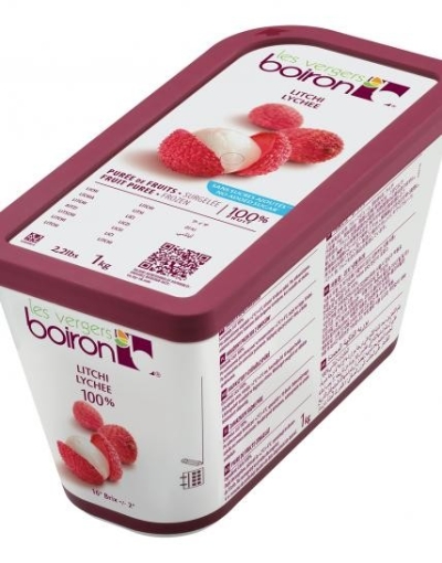 BOIRON, Frozen Fruit Puree - Lychee, 9% Invert Sugar , 1kg