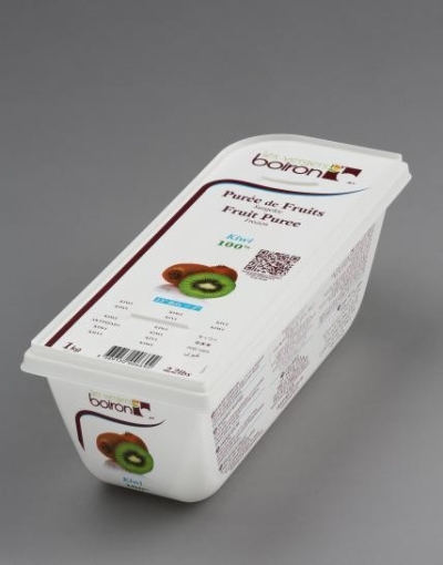 BOIRON, Frozen Fruit Puree - Kiwi 100% (With Seeds) , 1kg (Indent)