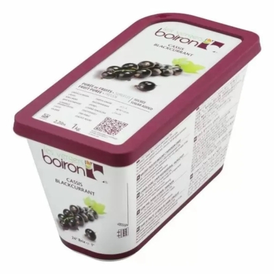 BOIRON, Frozen Fruit Puree - Blackcurrant, 12% Invert Sugar , 1kg