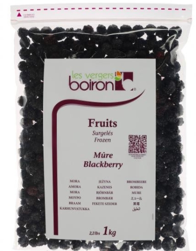 BOIRON, Frozen Whole Fruit & Pieces - IQF Blackberry, 1kg