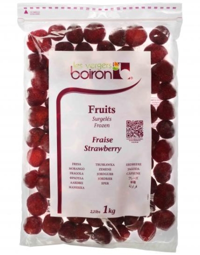 BOIRON, Frozen Whole Fruit & Pieces - IQF Strawberry, 1kg