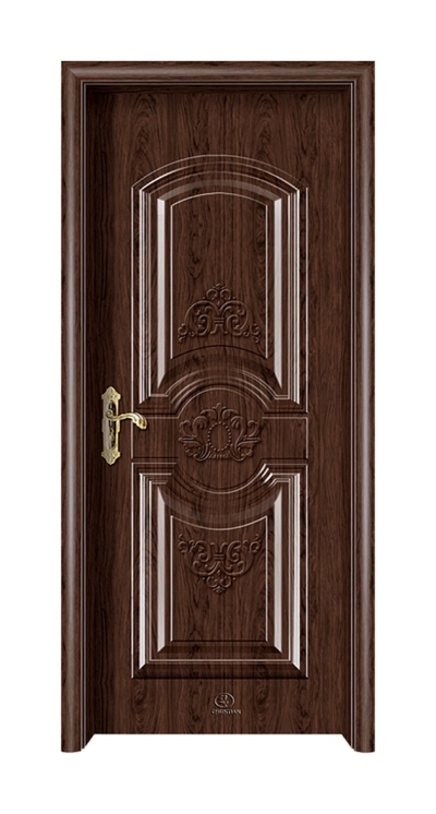 Pintu Kayu Keluli : SWD - 6437 (Walnut Hitam)