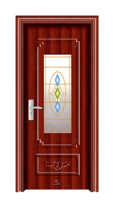 Steel Wood Door : SWD - 6828 (Red Wood)