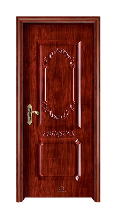 Steel Wood Door : SWD - 6422 (Red Sandalwood)