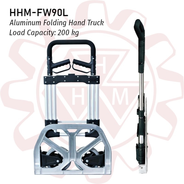 HHM Aluminum Foldable Hand Truck Trolley FW-90L, Load capacity: 200kg