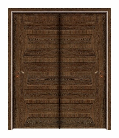 Design Door Reference : HBD-1059 Double (Dark Wood Grain)
