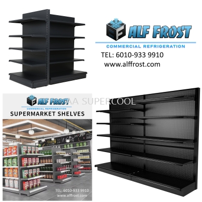 Retail Shop Gondola Racking Black