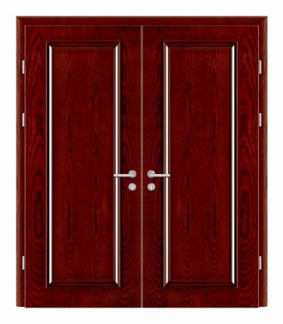 Painting Double Doors : PCD - 5618(Dark Mahogany )