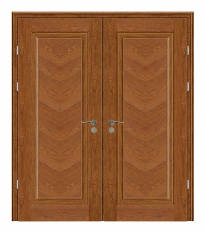 Painting Double Doors : PCD - 5642(Teak)