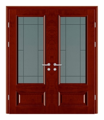 Painting Double Doors : PCD - 5629(Dark Mahogany )