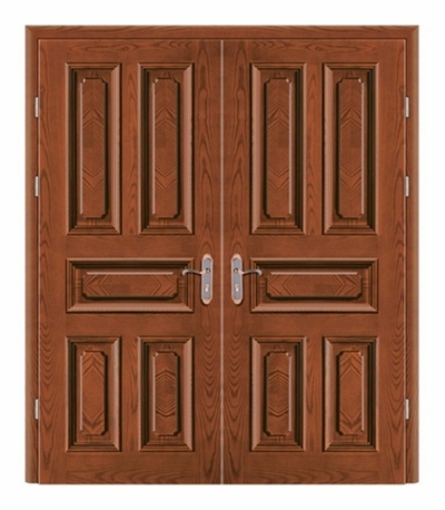 Painting Double Doors : PCD - 5633 (Teak)