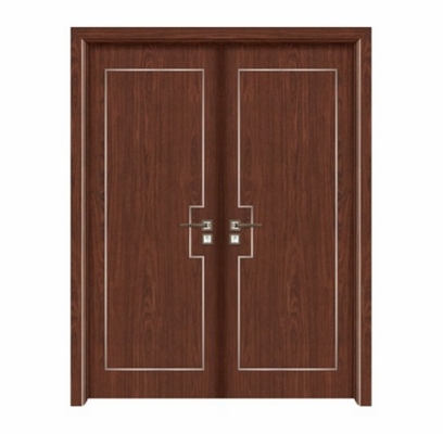 Painting Double Doors : PCD - 5612(Dark Brown)