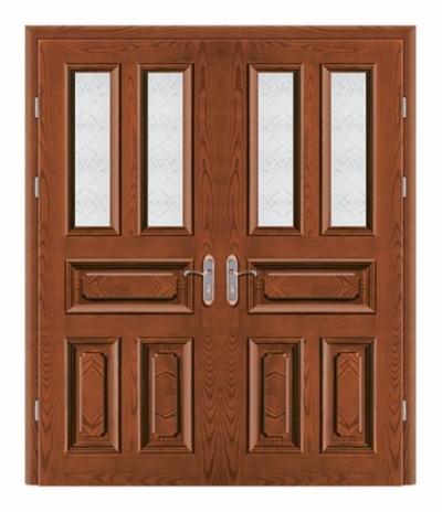 Painting Double Doors : PCD - 5634(Teak)