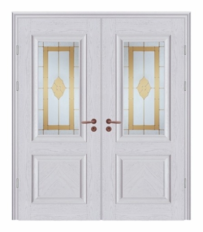 Painting Double Doors : PCD - 5645 (White)