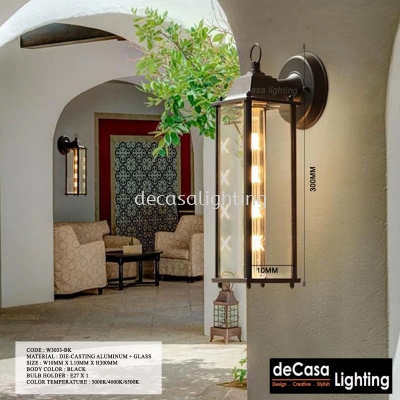 WALL LIGHT (W3033-BK)