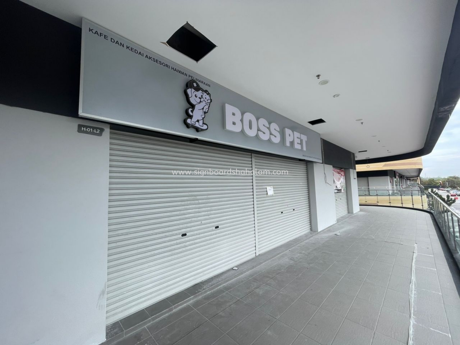 Boss Pet Semenyik - 3D Box Up Signboard -Frontlit 