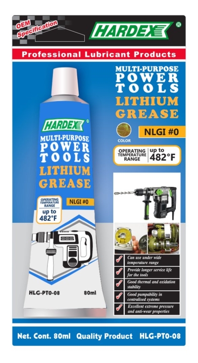 HARDEX MULTI-PURPOSE POWER TOOLS LITHIUM GREASE - 80ML