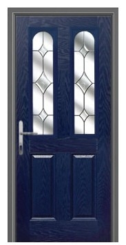 Composite Door Glass : WCD - 5626 (Dark Blue)