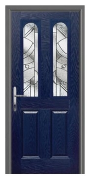 Composite Door Glass : WCD - 5614 (Dark Blue)