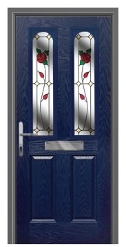 Composite Door Glass : WCD - 5621 (Dark Blue)