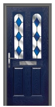 Composite Door Glass : WCD - 5623 (Dark Blue)