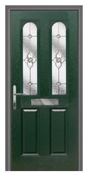 Composite Door Glass : WCD - 5647 (Dark Green)