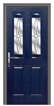 Composite Door Glass : WCD - 5625 (Dark Blue)