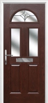 Composite Door : WCD - 1087 (Dark Brown)