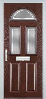 Composite Door : WCD - 1089 (Dark Brown)
