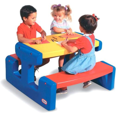 Little Tikes Large Picnic Table - Primary