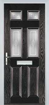 Composite Door : RCD - 8716 (Tiger Stripes Black)