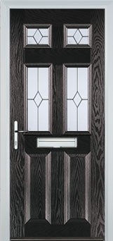 Composite Door : RCD - 8709 (Tiger Stripes Black)