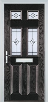 Composite Door : RCD - 8711 (Tiger Stripes Black)