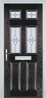 Composite Door : RCD - 8714 (Tiger Stripes Black)