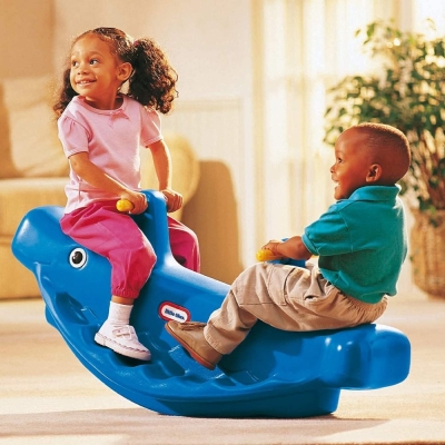 Little Tikes Whale Teeter Totter Blue 1 Pack