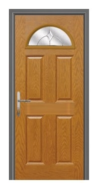 Composite Door : SCD - 9742 (Oak Color)