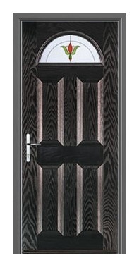 Composite Door : SCD - 9801 (Tiger Stripes Black)