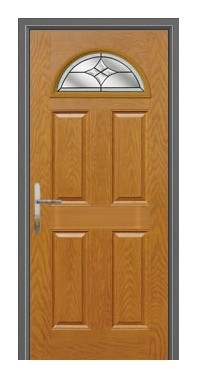 Composite Door : SCD - 9743 (Oak Color)